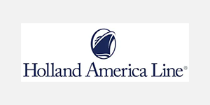 A logo of holland america line