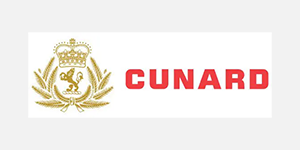 A red and white logo for cuna