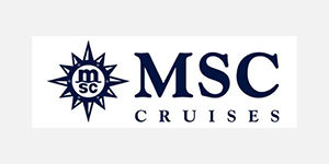 A logo of msc cruises