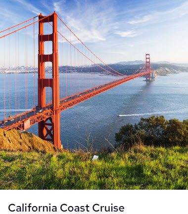 A view of the golden gate bridge from above.